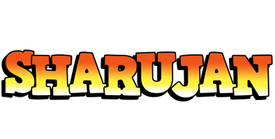 Sharujan sunset logo
