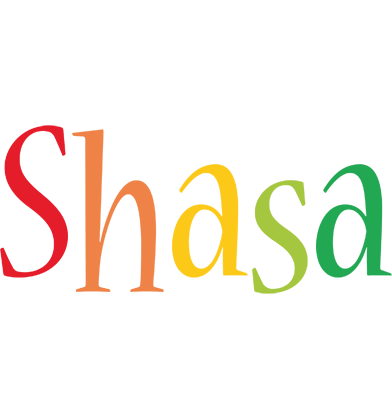 Shasa birthday logo