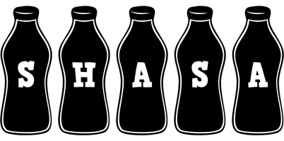 Shasa bottle logo