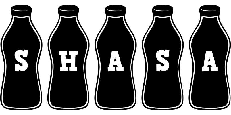 Shasa bottle logo