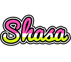 Shasa candies logo