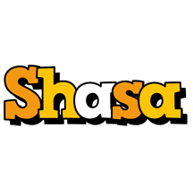 Shasa cartoon logo