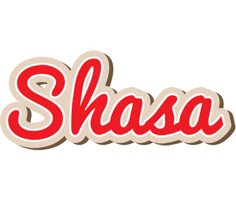 Shasa chocolate logo