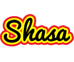 Shasa flaming logo