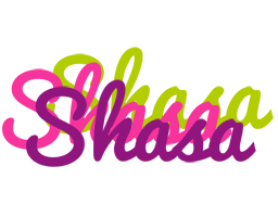 Shasa flowers logo