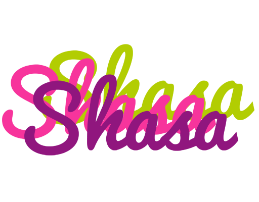 Shasa flowers logo