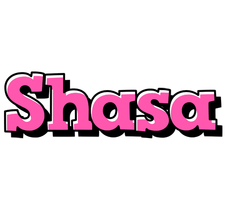 Shasa girlish logo