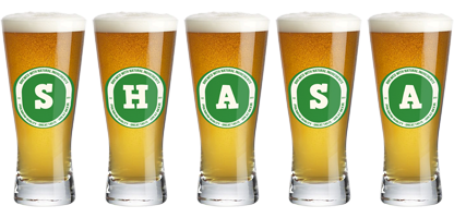 Shasa lager logo