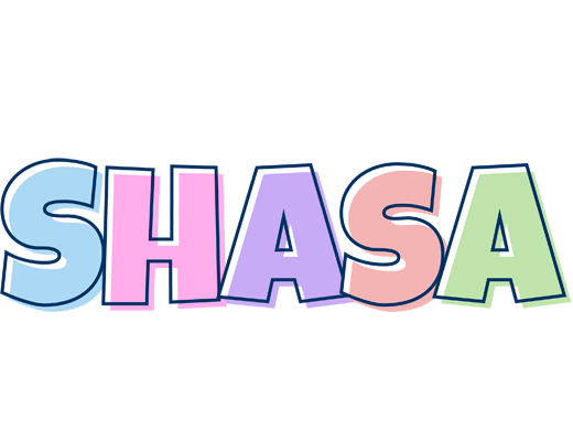 Shasa pastel logo