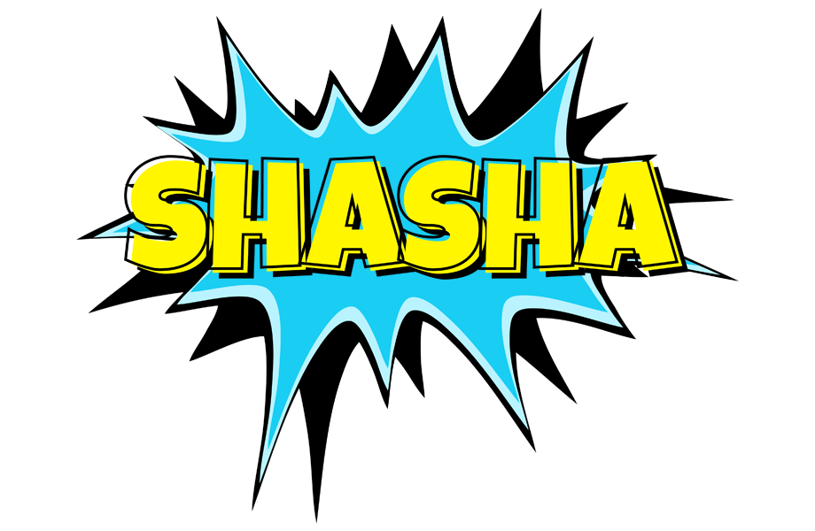 Shasha amazing logo
