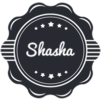 Shasha badge logo
