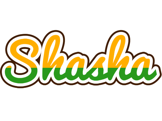 Shasha banana logo