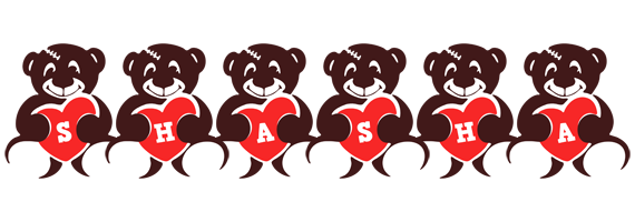 Shasha bear logo