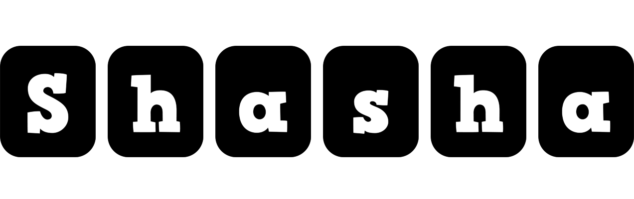 Shasha box logo