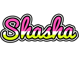 Shasha candies logo
