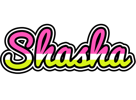 Shasha candies logo