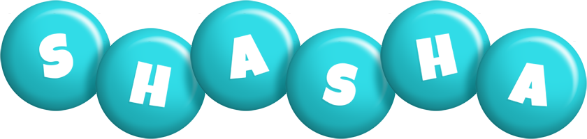 Shasha candy-azur logo