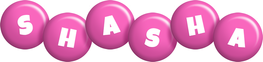 Shasha candy-pink logo