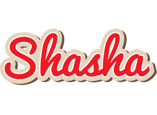 Shasha chocolate logo