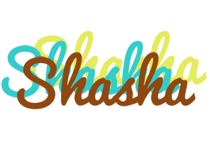 Shasha cupcake logo