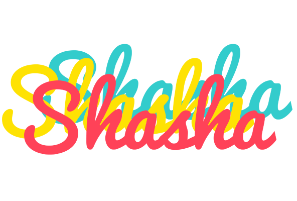 Shasha disco logo