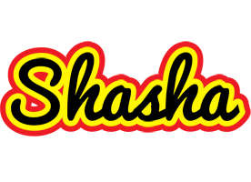 Shasha flaming logo