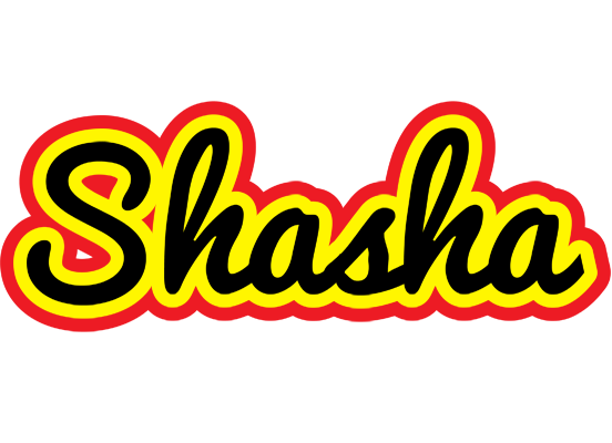 Shasha flaming logo