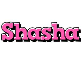 Shasha girlish logo