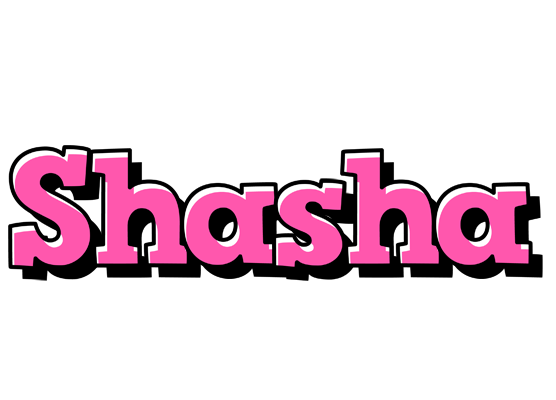 Shasha girlish logo