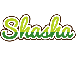 Shasha golfing logo