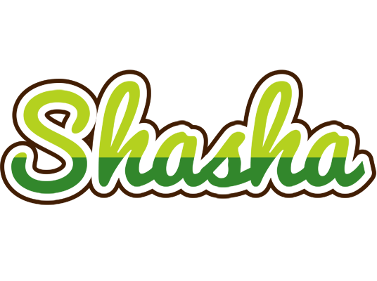 Shasha golfing logo