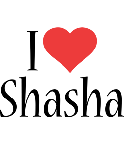 Shasha i-love logo