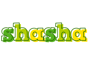 Shasha juice logo