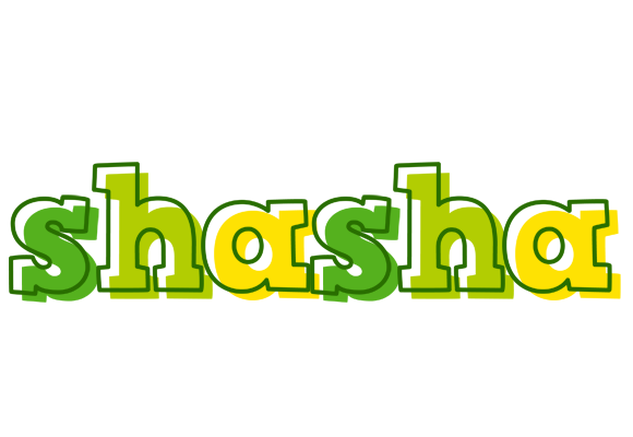 Shasha juice logo