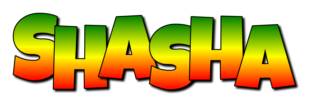 Shasha mango logo
