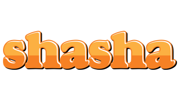 Shasha orange logo