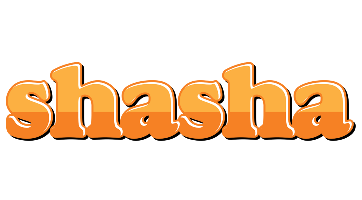 Shasha orange logo
