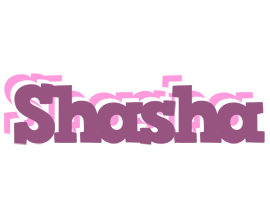 Shasha relaxing logo