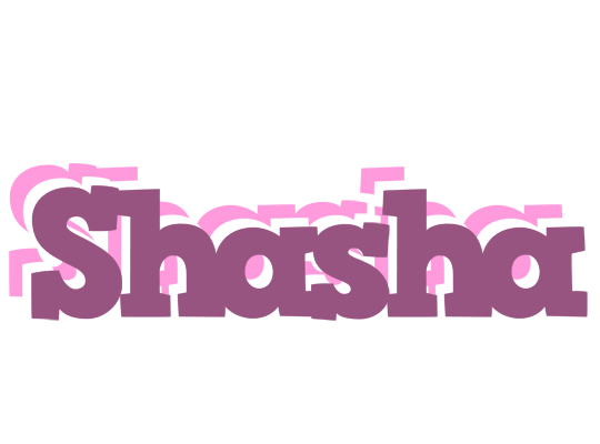 Shasha relaxing logo
