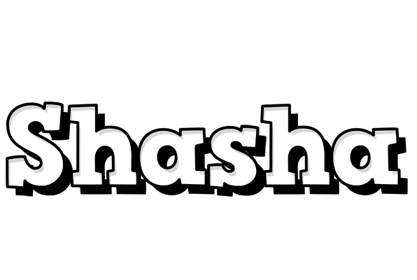 Shasha snowing logo