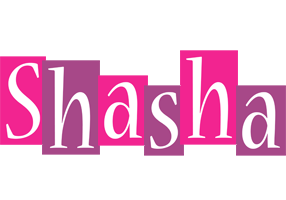 Shasha whine logo