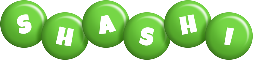 Shashi candy-green logo