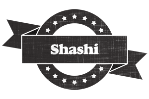 Shashi grunge logo