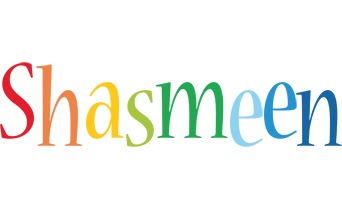 Shasmeen birthday logo