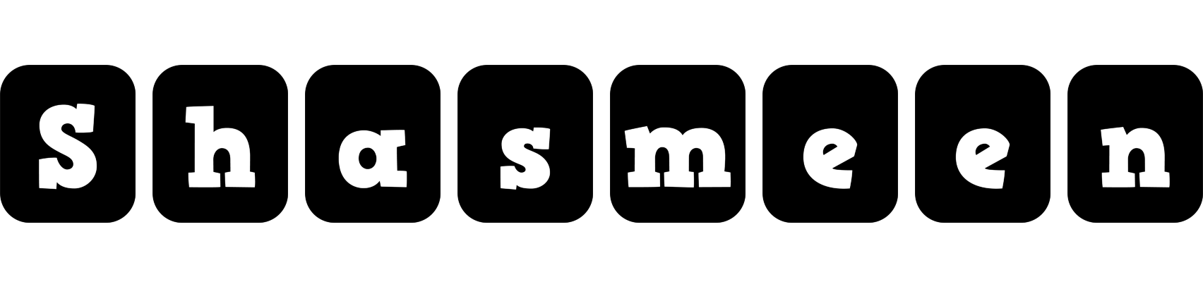 Shasmeen box logo