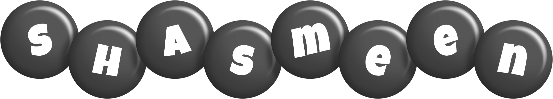 Shasmeen candy-black logo