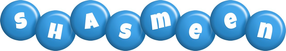 Shasmeen candy-blue logo