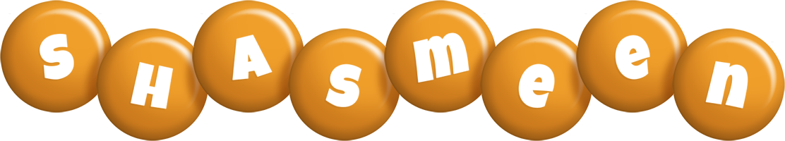 Shasmeen candy-orange logo