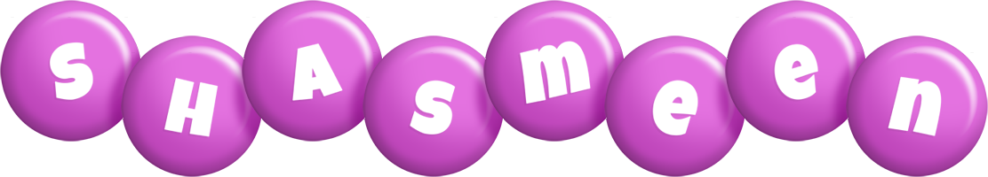 Shasmeen candy-purple logo