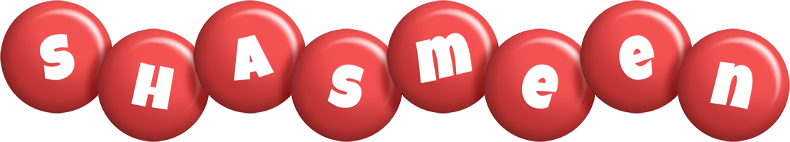 Shasmeen candy-red logo